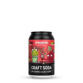 Craft Soda Dry-Hopped Sour Cherry  Monyo (HU)  0% -  0,33L - Onlygoodbeer - Csakajósör