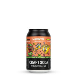 Craft Soda Strawberry - Lime  Monyo (HU)  0,33L - Onlygoodbeer - Csakajósör