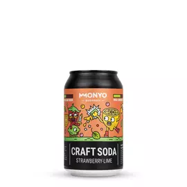Craft Soda Strawberry - Lime | Monyo (HU) | 0,33L