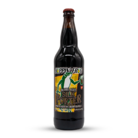 Brandy Barrel-Aged Silk Porter  Hoppin Frog (USA)  0,65L - 6,2% - Onlygoodbeer - Csakajósör