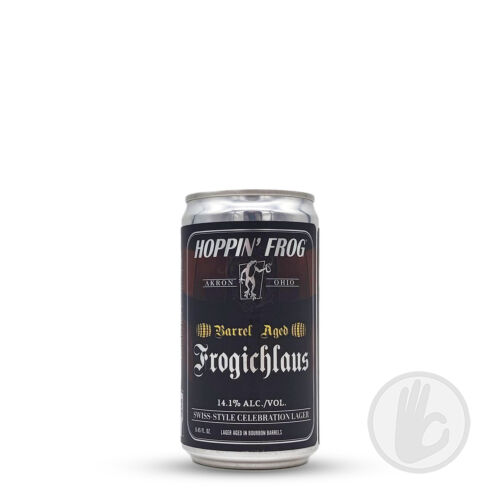 Barrel-Aged Frogichlaus Swiss-style Celebration Lager (2022) | Hoppin' Frog (USA) | 0,248L - 14,1%