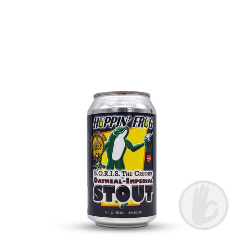 B.O.R.I.S. The Crusher Oatmeal-Imperial Stout | Hoppin' Frog (USA) | 0,355L - 9,4%