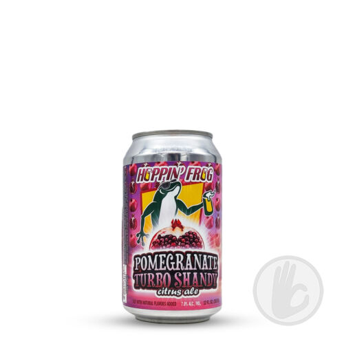 Pomegranate Turbo Shandy Citrus Ale | Hoppin' Frog (USA) | 0,355L - 7%