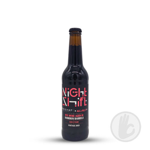 Night Shift Vintage 2023 Rye Wine Aged In Bourbon Barrels | Horizont (HU) | 0,33L - 10,2%
