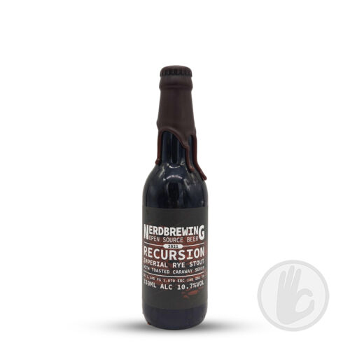 Recursion Imperial Rye Stout With Toasted Caraway Seeds | Nerdbrewing (SWE) | 0,33L - 10,7%