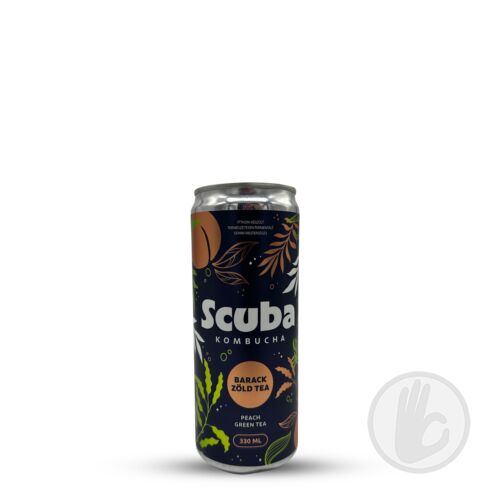 Peach - Green Tea Kombucha | Scuba (HU) | 0,33L