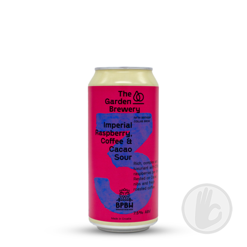 Imperial Raspberry, Coffee & Cacao Sour | The Garden Brewery (HR) x BPBW (HU) | 0,44L - 7,5%