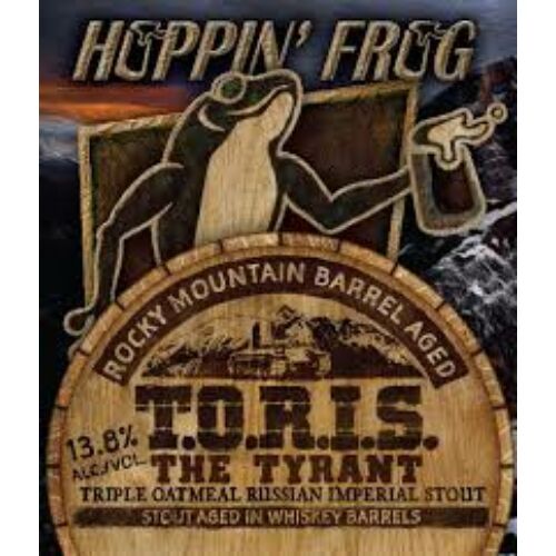 Rocky Mountain Barrel-Aged T.O.R.I.S. the Tyrant | Hoppin' Frog (USA) | 0,65L - 13,8%