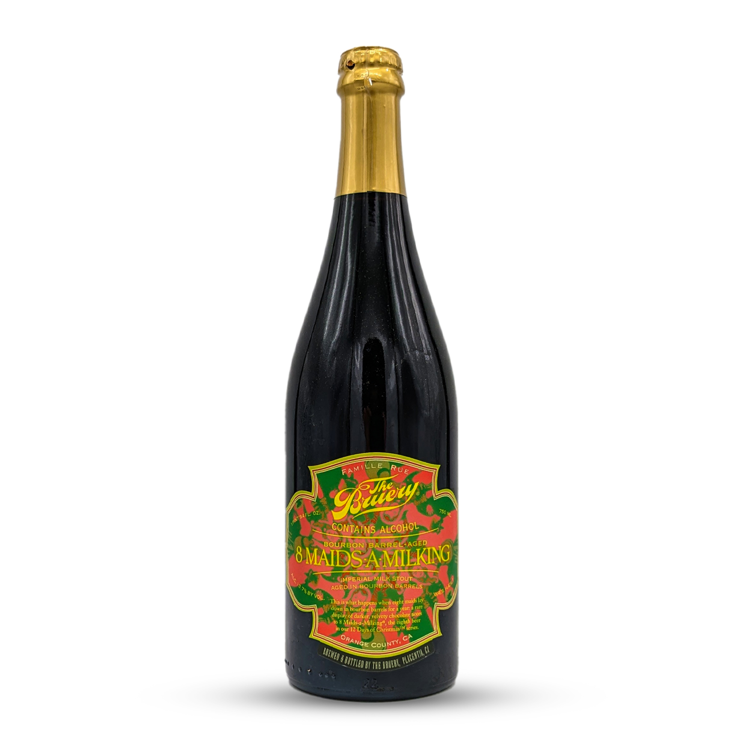 Bourbon Barrel-Aged 8 Maids-A-Milking | The Bruery (USA) | 0,75L - 13,7%