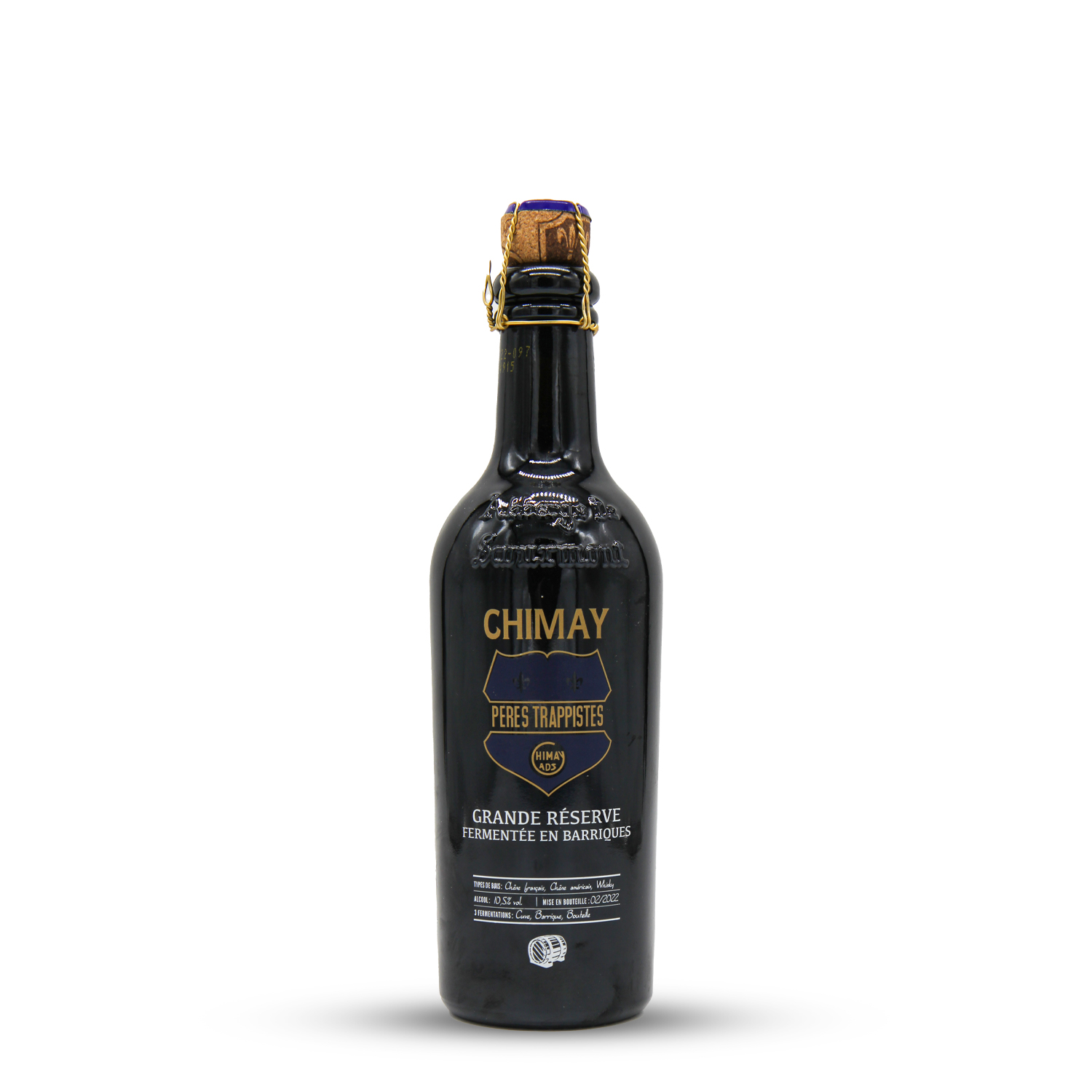 Chimay Grande Réserve Fermentée En Barriques - Chêne Français, Chêne Américain, Whisky (02/2022) | Chimay (BE) | 0,375L - 10,5%