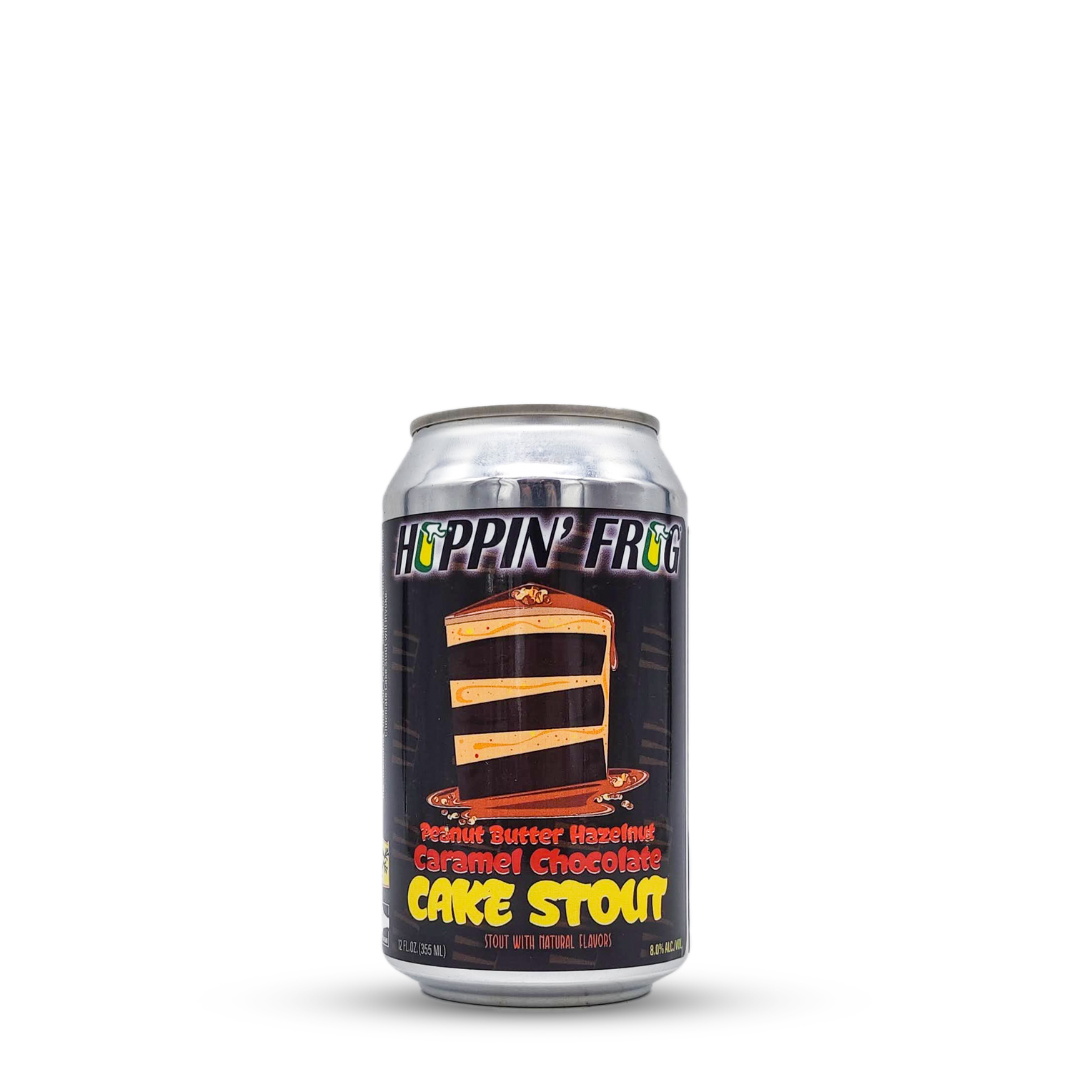 Peanut Butter Hazelnut Caramel Chocolate Cake Stout | Hoppin' Frog (USA) | 0,355L - 8%