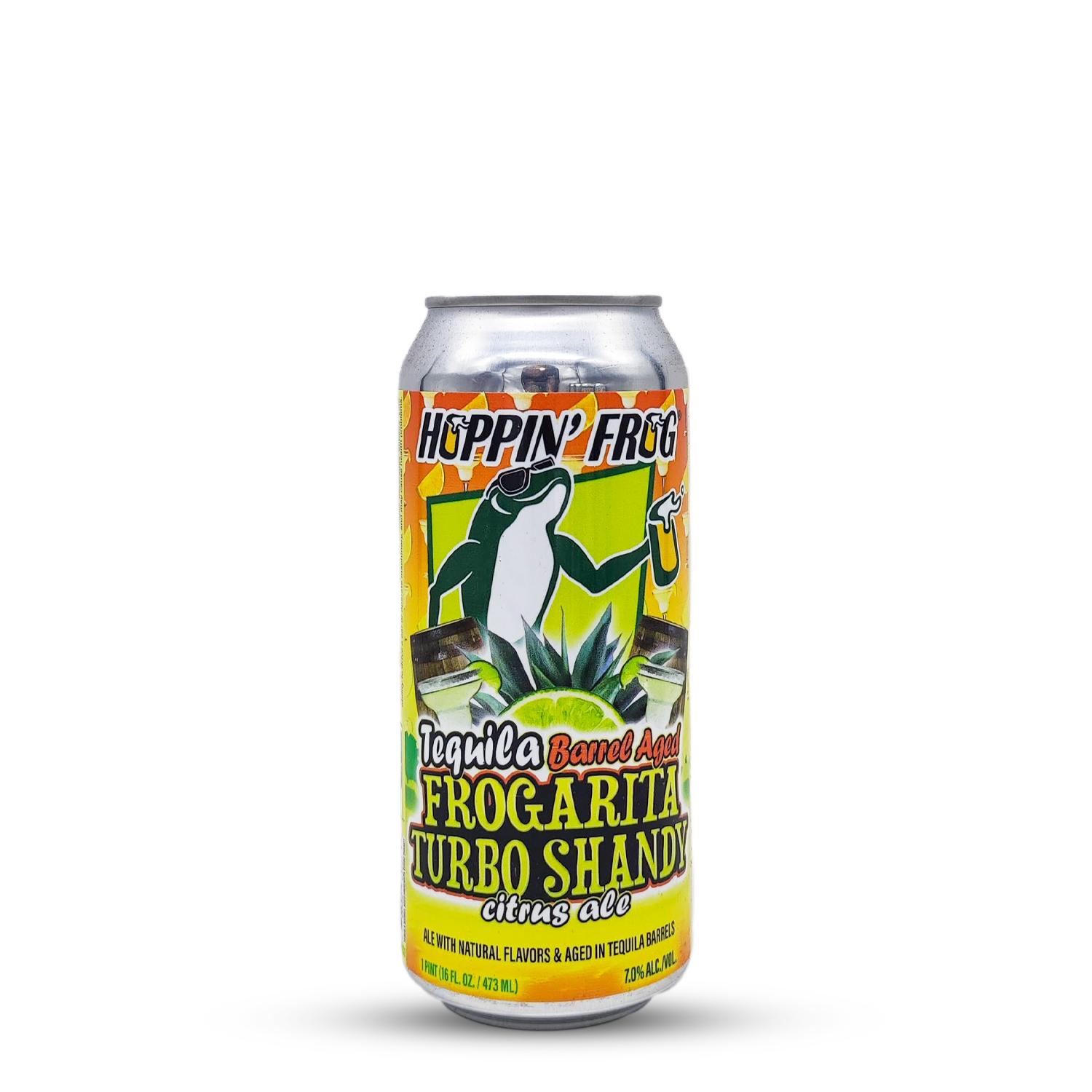 Tequila Barrel-Aged Frogarita Turbo Shandy Citrus Ale | Hoppin' Frog (USA) | 0,473L - 7%