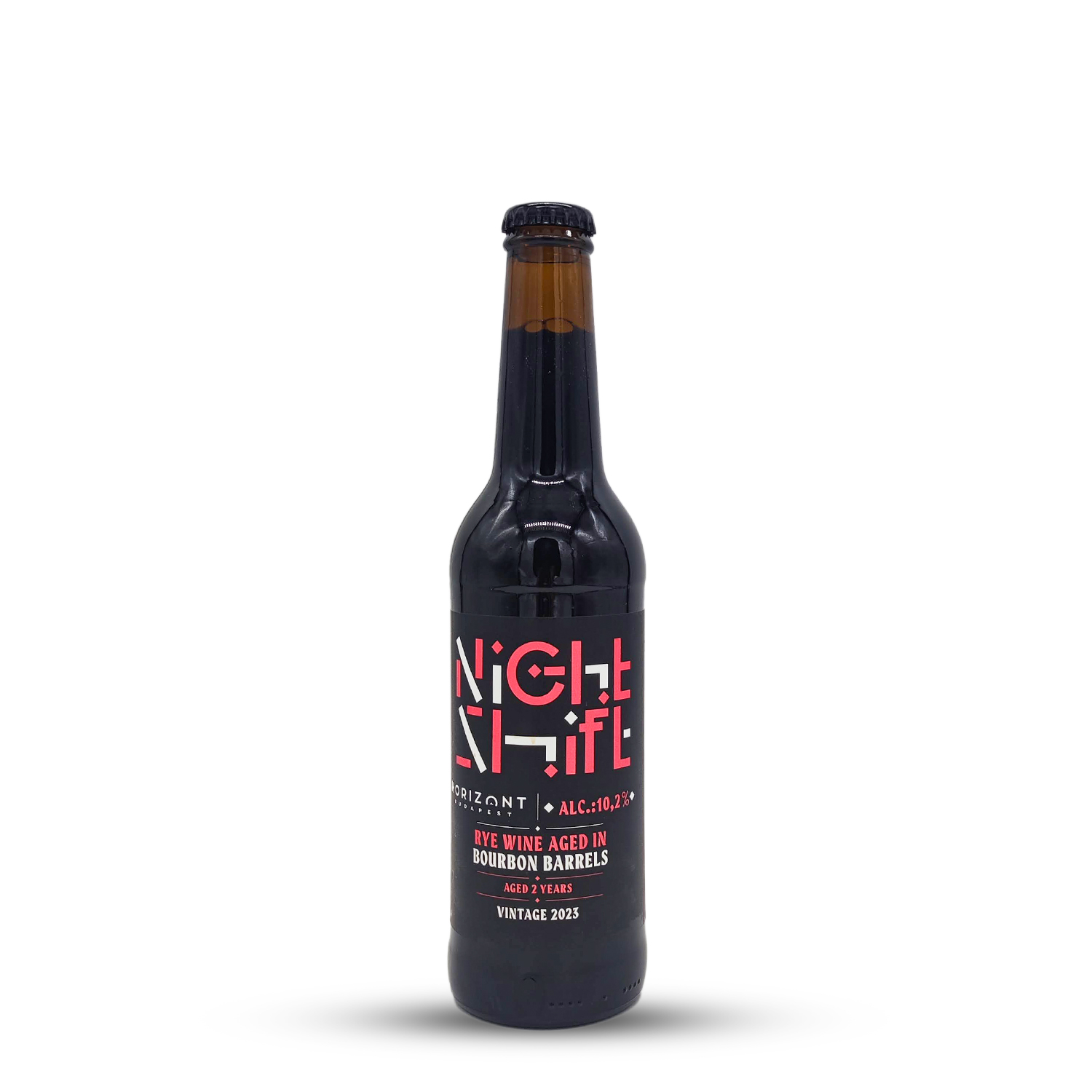 Night Shift Vintage 2023 Rye Wine Aged In Bourbon Barrels | Horizont (HU) | 0,33L - 10,2%