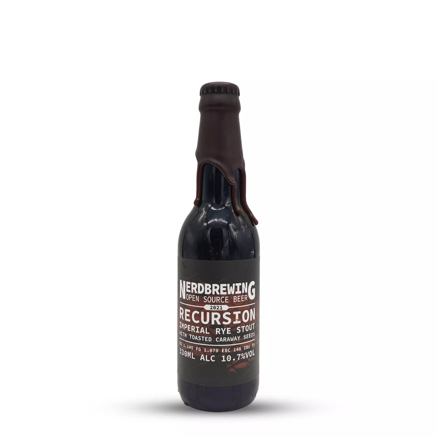 Recursion Imperial Rye Stout With Toasted Caraway Seeds | Nerdbrewing (SWE) | 0,33L - 10,7%