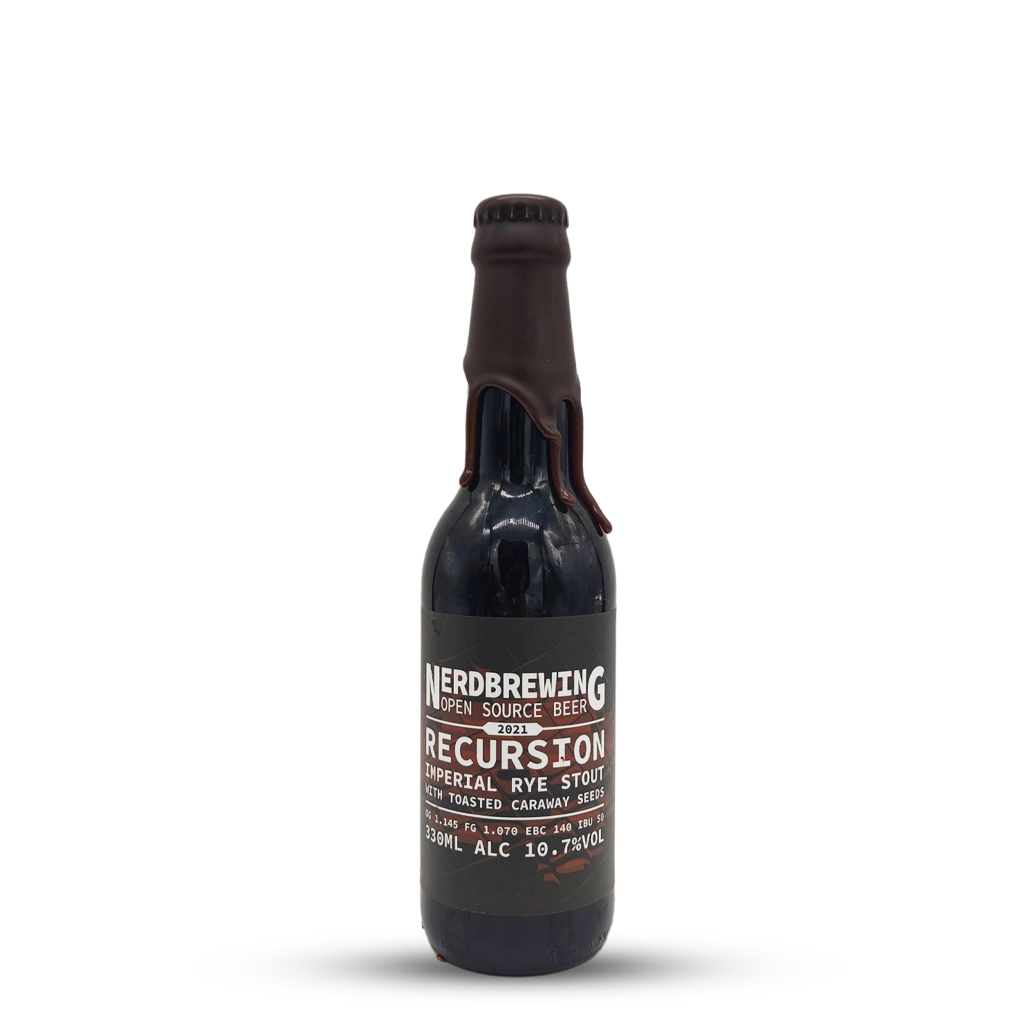 Recursion Imperial Rye Stout With Toasted Caraway Seeds | Nerdbrewing (SWE) | 0,33L - 10,7%