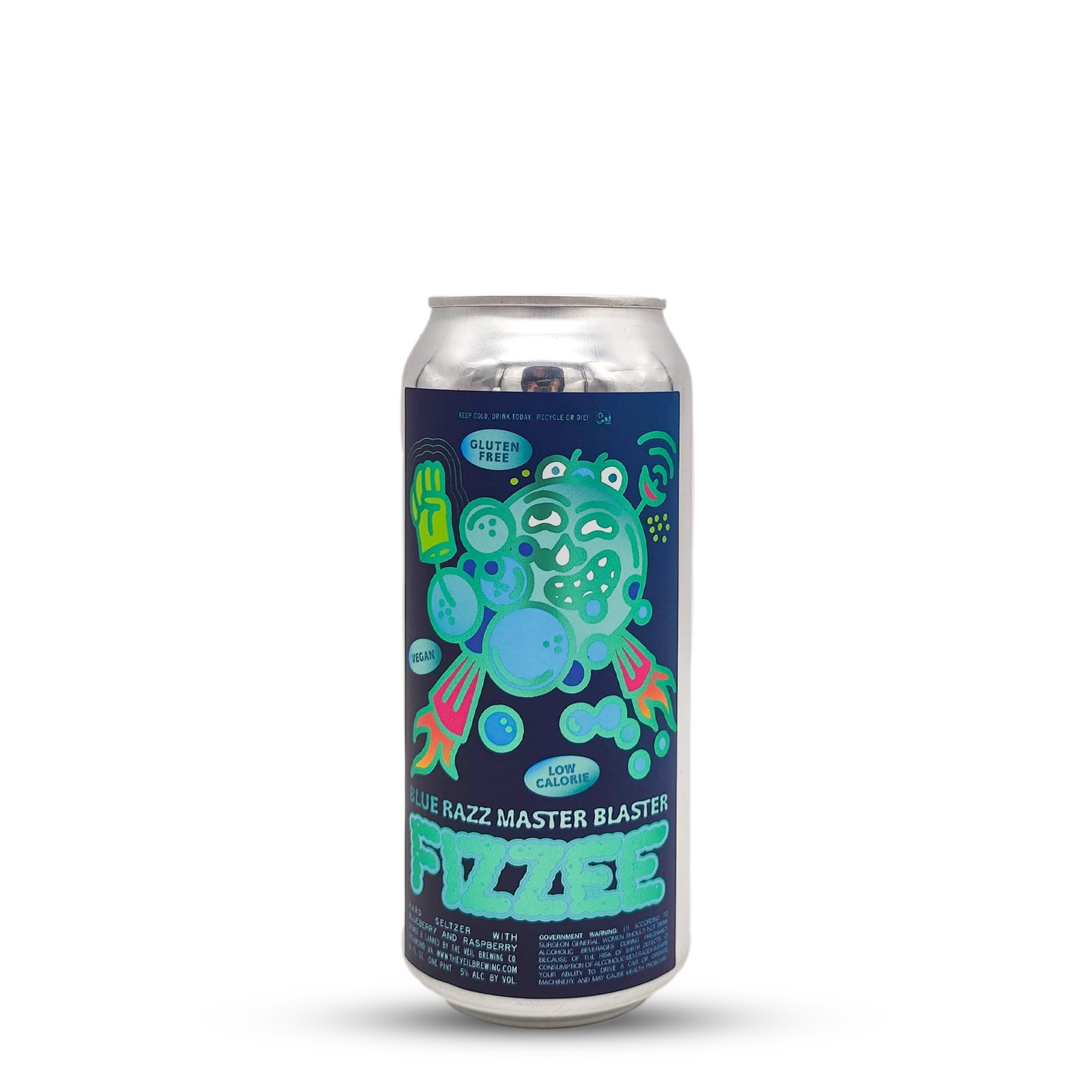 Blue Razz Master Blaster Fizzee | The Veil (USA) | 0,473L - 5%