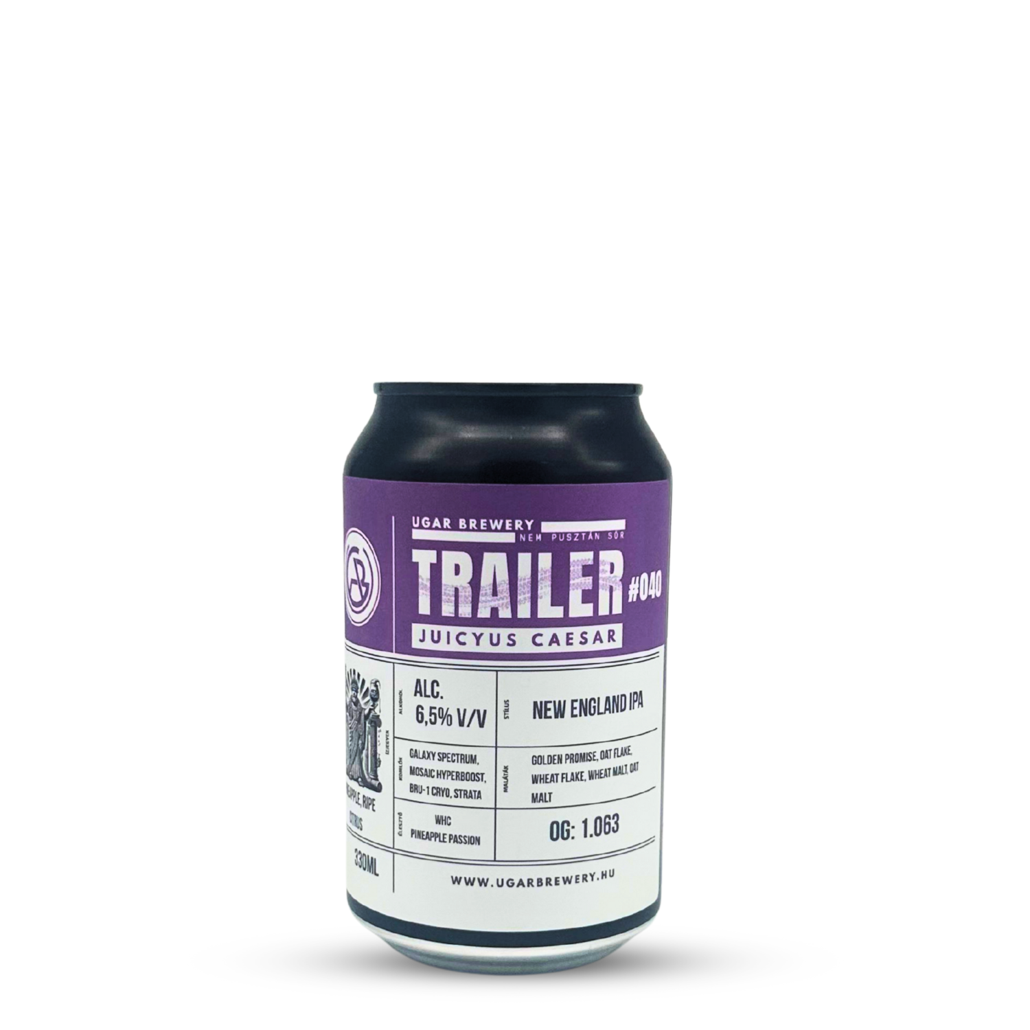 Trailer #040 Juicyus Caesar | Ugar (HU) | 0,33L - 6,5%