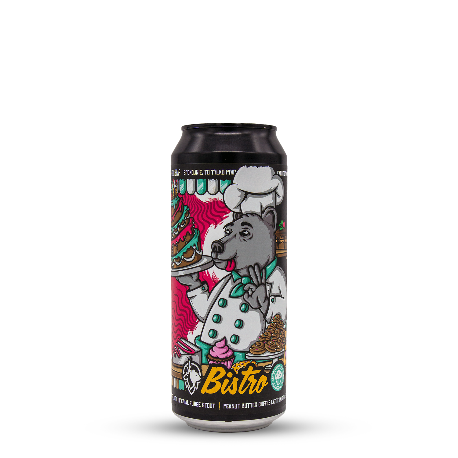 Bistro - Peanut Butter Coffee Latte Imperial Fudge Stout | Deer Bear (PL) | 0,5L - 11%