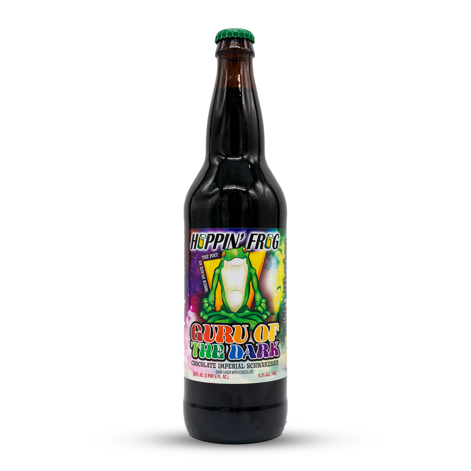 Guru of the Dark: Chocolate Imperial Schwarzbier | Hoppin' Frog (USA) | 0,65L - 6,3%